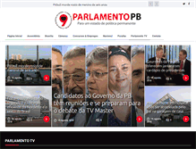 Tablet Screenshot of parlamentopb.com.br